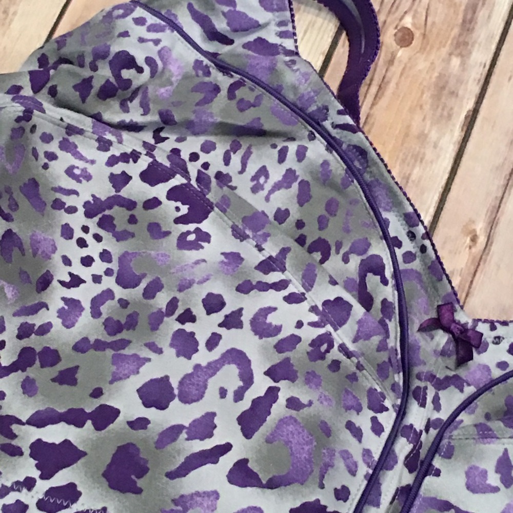 NWOT: Comfort Choice Silver/Purple Bra 54DD - Picture 3 of 4